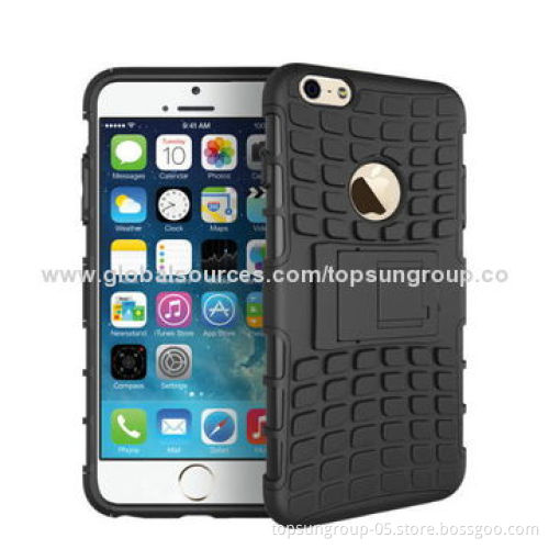 2-in-1 Armor Cases for iPhone 6 with Stent